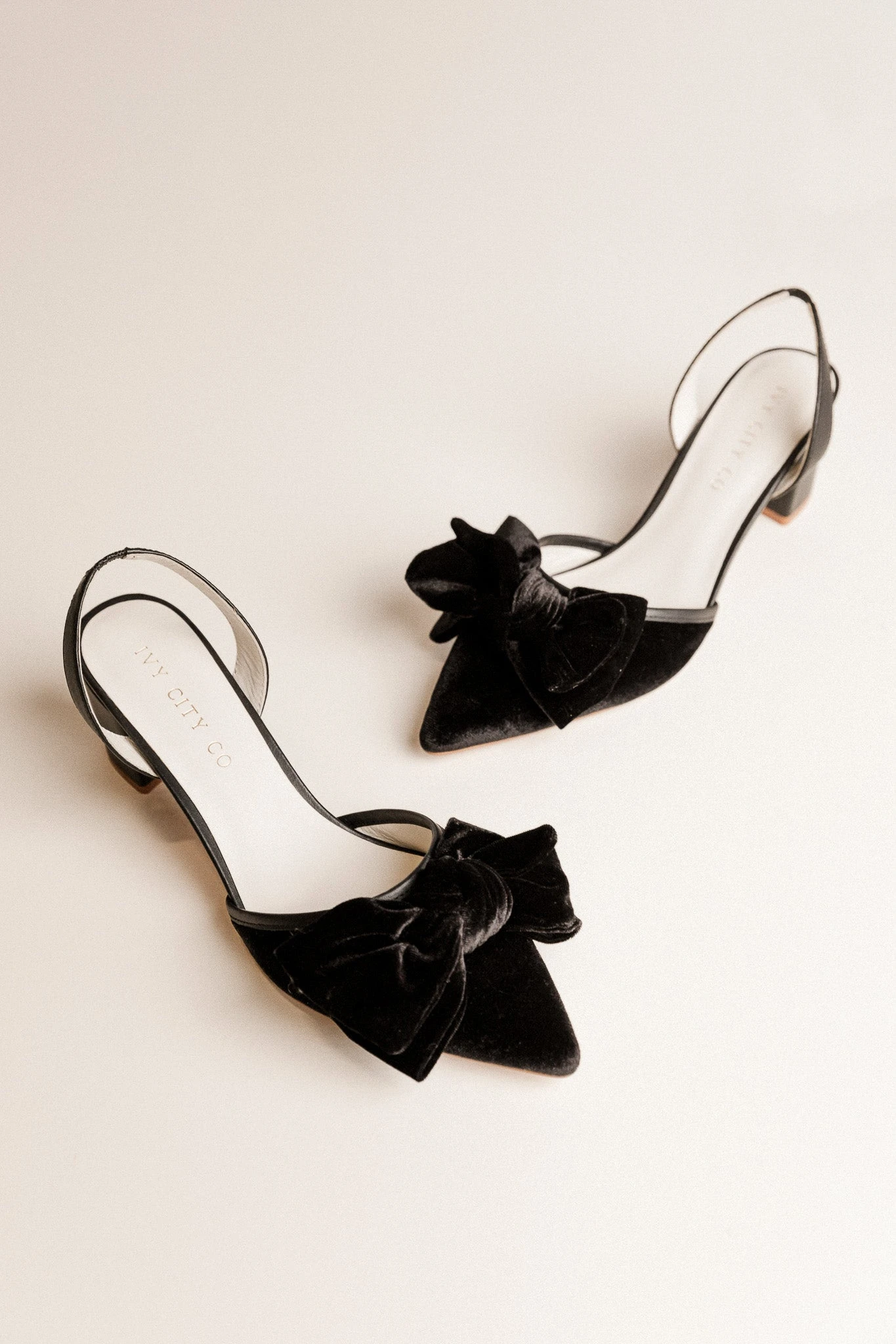Eloise Black Bow Heel 1 Eloise Black Bow Heel