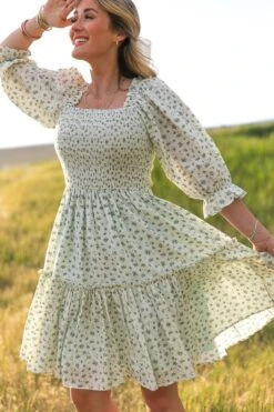 Short Madeline Dress In Blue - FINAL SALE -Fashion Clothing Store short madeline blue 13 426974