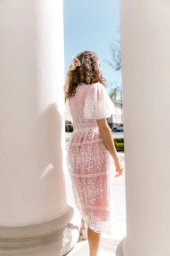 Sicily Dress With Flutter Sleeves In Pink - FINAL SALE 30 Sicily Dress With Flutter Sleeves In Pink - FINAL SALE -Fashion Clothing Store sicily flutter pink 9 dbfcea28 c2c9 4bf7 b227 72f059e247ab 127943