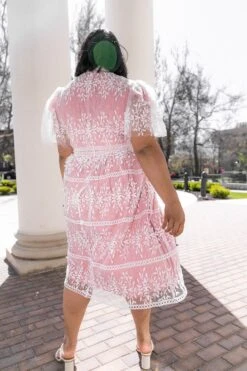 Sicily Dress With Flutter Sleeves In Pink - FINAL SALE 31 Sicily Dress With Flutter Sleeves In Pink - FINAL SALE -Fashion Clothing Store sicily flutter plus pink 4 121c1770 2669 4c5d 9fa2 8b2533c48750 555977