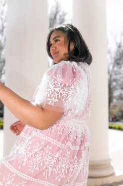 Sicily Dress With Flutter Sleeves In Pink - FINAL SALE 29 Sicily Dress With Flutter Sleeves In Pink - FINAL SALE -Fashion Clothing Store sicily flutter plus pink 5 d1b01e32 3fa0 4a42 b4af 4ab87fda6533 872095