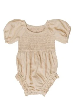 Baby Sienna Romper In Cream - FINAL SALE -Fashion Clothing Store sienna cream baby front 110456
