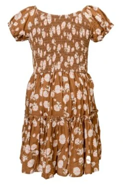 Mini Sienna Dress In Brown Floral -Fashion Clothing Store siennabrown ghost F23 1 908293