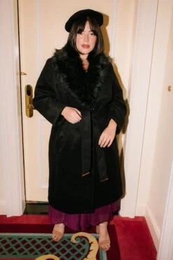 Sloane Coat In Black - FINAL SALE -Fashion Clothing Store sloane black 14 639683