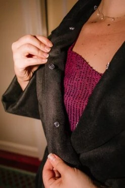 Sloane Coat In Black - FINAL SALE -Fashion Clothing Store sloane black 17 859380