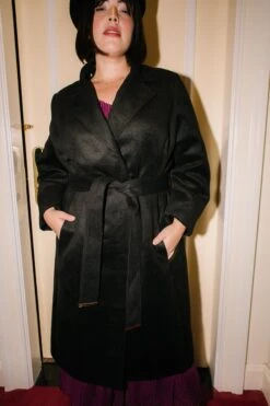 Sloane Coat In Black - FINAL SALE -Fashion Clothing Store sloane black 21 464416