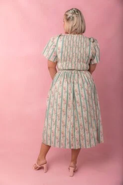 Sonnet Midi Dress In Vintage Rose -Fashion Clothing Store sonnet 11 887318