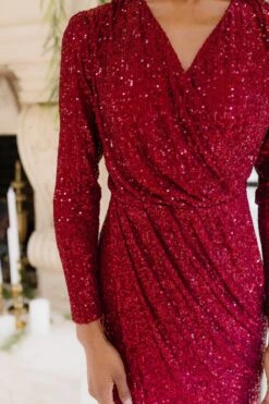 Starstruck Dress In Wine - FINAL SALE -Fashion Clothing Store starstruck wine 9 952496