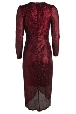 Starstruck Dress In Wine - FINAL SALE -Fashion Clothing Store starstruck wine backcopy 2 986477