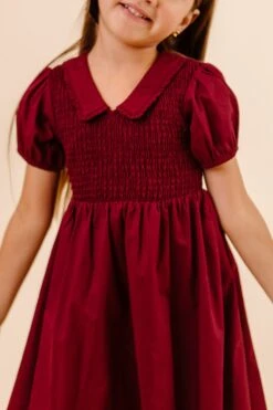 Mini Addie Dress In Wine - FINAL SALE -Fashion Clothing Store studio 074 139957