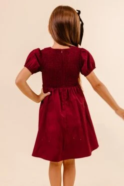 Mini Addie Dress In Wine - FINAL SALE -Fashion Clothing Store studio 075 918988