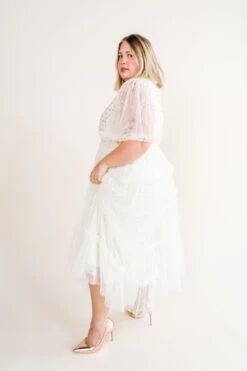 Annalise Dress In Light Yellow - FINAL SALE -Fashion Clothing Store studio easter 116