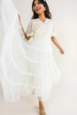 Annalise Dress In Light Yellow - FINAL SALE -Fashion Clothing Store studio easter 121