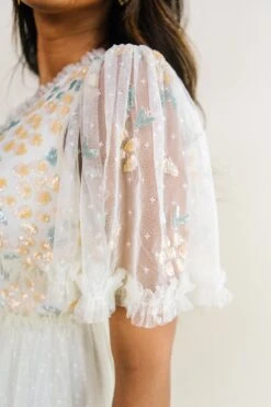 Annalise Dress In Light Yellow - FINAL SALE -Fashion Clothing Store studio easter 124