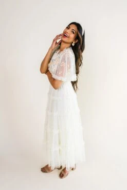 Annalise Dress In Light Yellow - FINAL SALE -Fashion Clothing Store studio easter 125