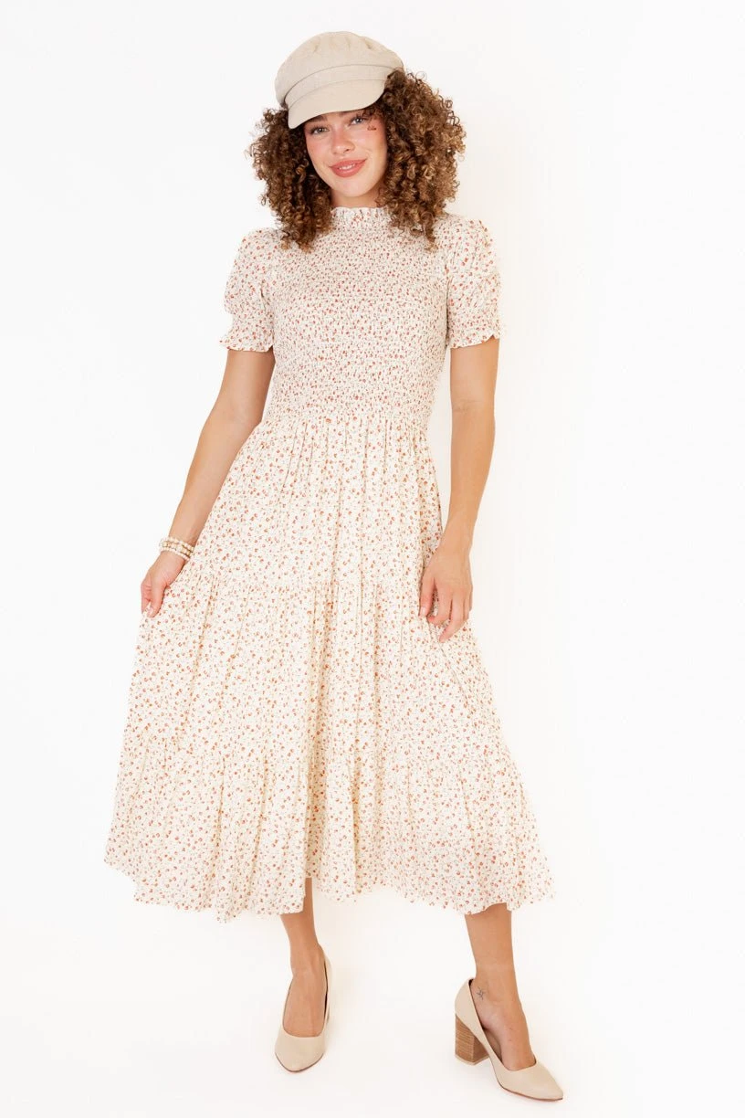 Delia Dress In Ditsy Floral 10 Delia Dress In Ditsy Floral - Image 10