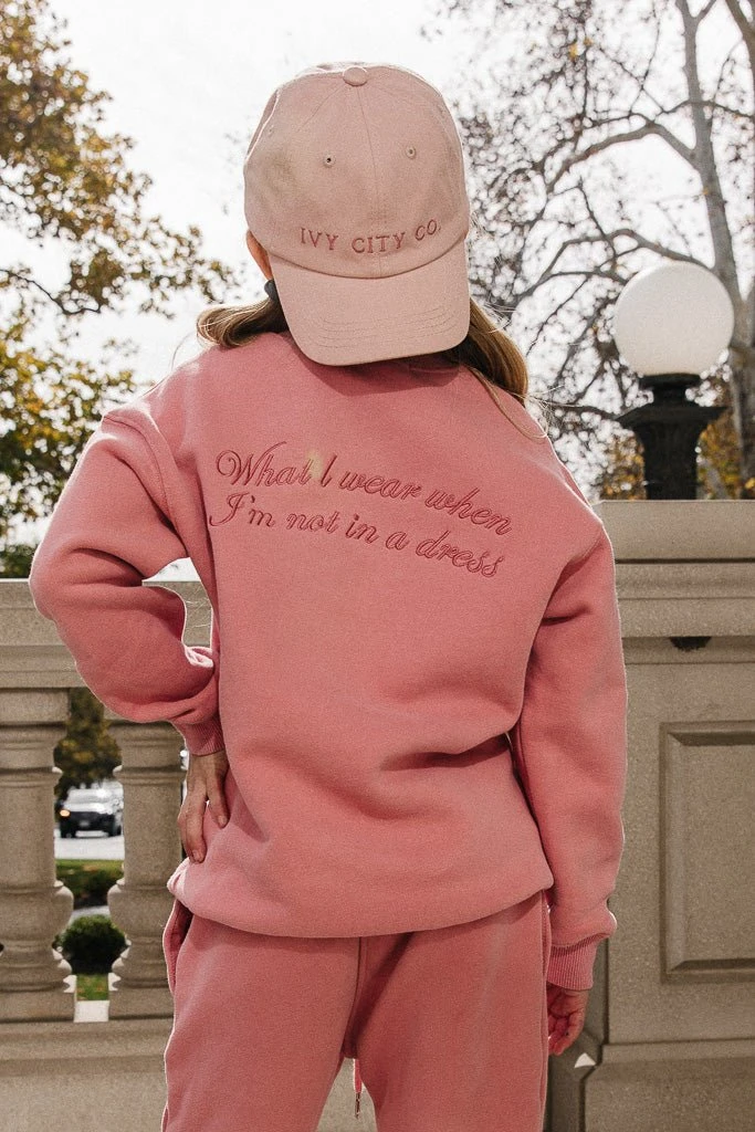 Mini Ivy City Sweatshirt In Pink 1 Mini Ivy City Sweatshirt In Pink