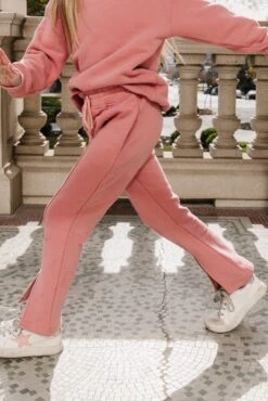 Mini Ivy City Sweatpants In Pink -Fashion Clothing Store sweats 26 898624