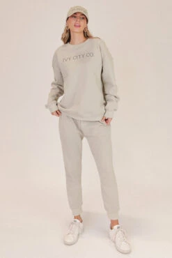 Ivy City Sweatshirt In Sage -Fashion Clothing Store sweats 43 0c68393a 4b6d 4fb8 8144 d02718bf42be 710599