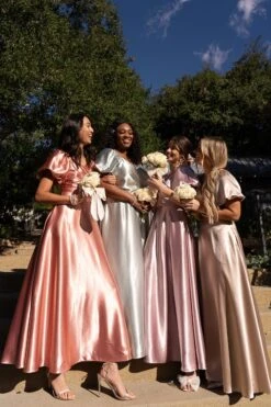 Tessie Dress In Apricot Crush -Fashion Clothing Store tessie 06 610586