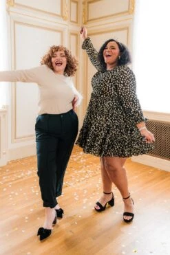 Sammy Dress In Black & Gold - FINAL SALE -Fashion Clothing Store web nye 03 217763