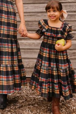 Mini Gracie Dress In Plaid - FINAL SALE