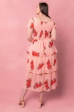 Roses Are Red Dress - FINAL SALE -Fashion Clothing Store web valentinesday modestsizeinclusivedresses lovers 49