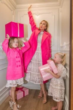Mini Polly Coat In Hot Pink -Fashion Clothing Store websize 004 984109