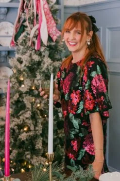 Evelyn Dress In Floral Sequin - FINAL SALE -Fashion Clothing Store websize 358 598531