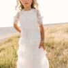 Mini Maxi Whimsical Dress In White