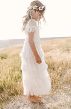 Mini Maxi Whimsical Dress In White -Fashion Clothing Store whimsical maxi mini white 08 510558