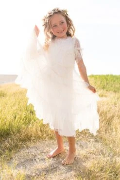 Mini Maxi Whimsical Dress In White -Fashion Clothing Store whimsical maxi mini white 11 279078