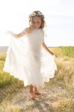 Mini Maxi Whimsical Dress In White -Fashion Clothing Store whimsical maxi mini white 15 716917