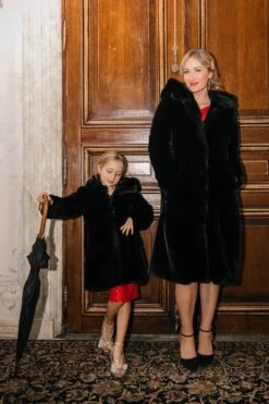 Mini Willa Coat In Black - FINAL SALE -Fashion Clothing Store willa black mini 15 203147