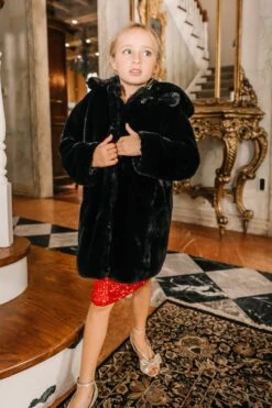 Mini Willa Coat In Black - FINAL SALE -Fashion Clothing Store willa black mini 6 558630