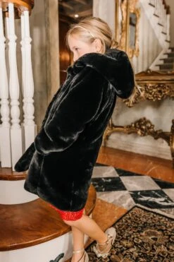 Mini Willa Coat In Black - FINAL SALE -Fashion Clothing Store willa black mini 8 957791