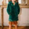 Mini Willa Coat In Green - FINAL SALE