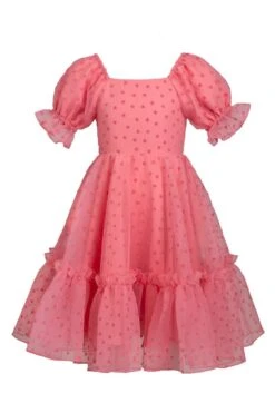 Mini Wonderland Dress In Pink Hearts -Fashion Clothing Store wonderland sweetheart mini front 516718