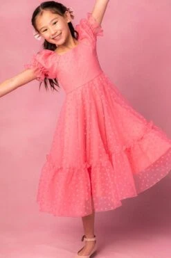 Mini Wonderland Dress In Pink Hearts -Fashion Clothing Store wonderlandhearts 02 704566
