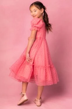 Mini Wonderland Dress In Pink Hearts -Fashion Clothing Store wonderlandhearts 07 827263